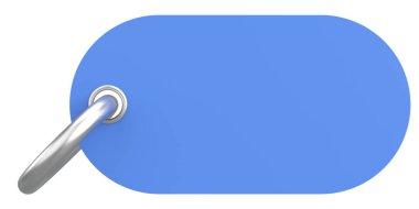 Fiyat etiketi Mesaj kutusu. 3B illüstrasyon.