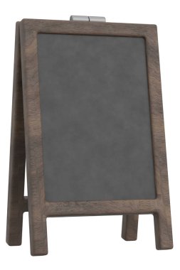 Bir Gıda Ekran Tahtasının 3B Görünümü.