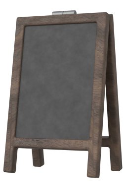 Bir Gıda Ekran Tahtasının 3B Görünümü.