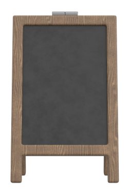 Bir Gıda Ekran Tahtasının 3B Görünümü.