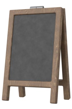 Bir Gıda Ekran Tahtasının 3B Görünümü.