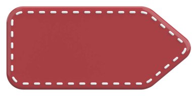 Fiyat etiketi Mesaj kutusu. 3B illüstrasyon.