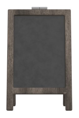 Bir Gıda Ekran Tahtasının 3B Görünümü.