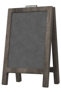 Bir Gıda Ekran Tahtasının 3B Görünümü.