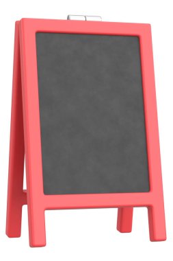 Bir Gıda Ekran Tahtasının 3B Görünümü.