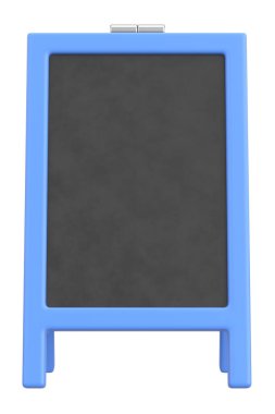 Bir Gıda Ekran Tahtasının 3B Görünümü.