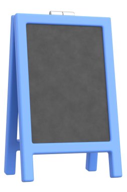 Bir Gıda Ekran Tahtasının 3B Görünümü.