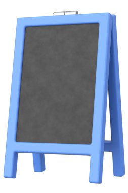 Bir Gıda Ekran Tahtasının 3B Görünümü.