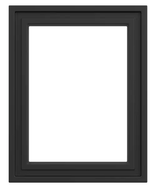 Resim çerçevesi. Portre çerçevesi. 3B illüstrasyon.