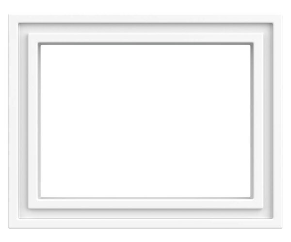 Picture frame. Landscape frame. 3D illustration.