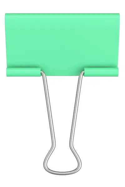 stock image Binder Clip. Paper Clamp. 3D illustration.