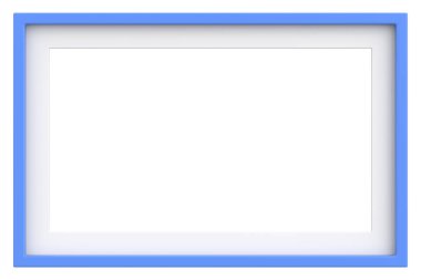 Resim çerçevesi. Manzara çerçevesi. 3B illüstrasyon.