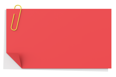 Üç boyutlu not defteri. Yapışkan bir not. 3B illüstrasyon.