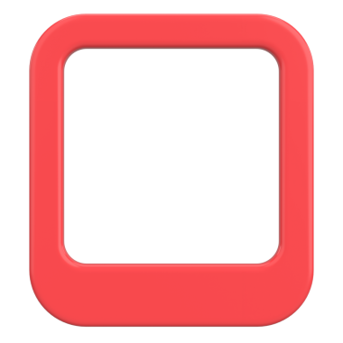 Profil kutusu. Sosyal medya profili. 3B illüstrasyon.