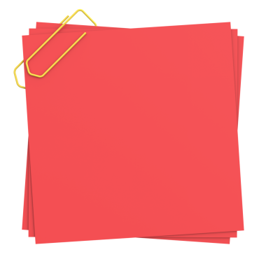 Üç boyutlu not defteri. Yapışkan bir not. 3B illüstrasyon.