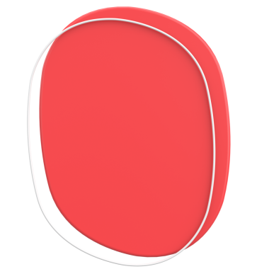 Üç boyutlu Blob. Soyut Metin Kutusu. 3B illüstrasyon.