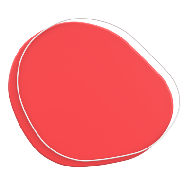 Üç boyutlu Blob. Soyut Metin Kutusu. 3B illüstrasyon.