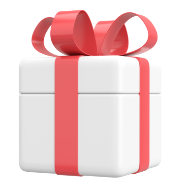 Üç boyutlu hediye kutusu. 3B illüstrasyon.