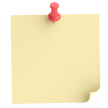 Üç boyutlu not defteri. Yapışkan bir not. 3B illüstrasyon.