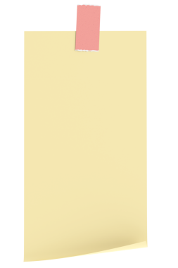 Üç boyutlu not defteri. Yapışkan bir not. 3B illüstrasyon.