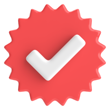 3 boyutlu onay kutusu. İşaretle. 3B illüstrasyon.