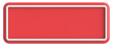 Üç boyutlu düğme. Boş tuş. 3B illüstrasyon.