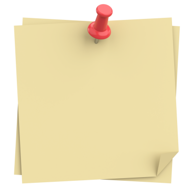 Üç boyutlu not defteri. Yapışkan bir not. 3B illüstrasyon.