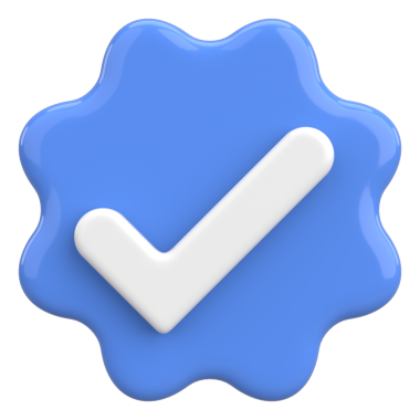 3 boyutlu onay kutusu. İşaretle. 3B illüstrasyon.