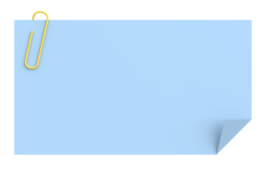 Üç boyutlu not kağıdı. 3B illüstrasyon.