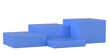 3D Ürün Podyum Tasarımı. 3B illüstrasyon.