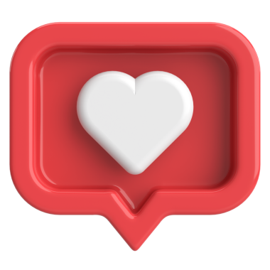 Düğme gibi. İkon gibi. 3B illüstrasyon.