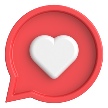 Düğme gibi. İkon gibi. 3B illüstrasyon.