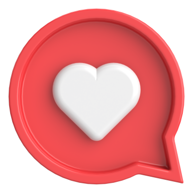 Düğme gibi. İkon gibi. 3B illüstrasyon.