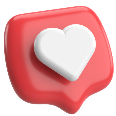 Düğme gibi. İkon gibi. 3B illüstrasyon.