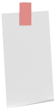 Üç boyutlu not kağıdı. Yapışkan bir not. 3B illüstrasyon.