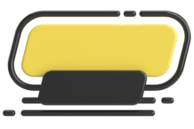 Satış afişi. Üç boyutlu etiket. 3B illüstrasyon.