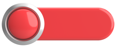 Üç boyutlu düğme. Boş tuş. 3B illüstrasyon.