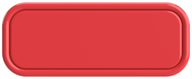 Üç boyutlu düğme. Boş tuş. 3B illüstrasyon.