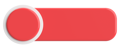 Üç boyutlu düğme. Boş tuş. 3B illüstrasyon.