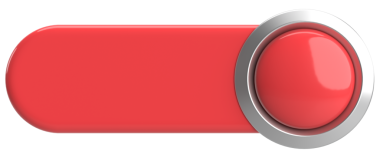 Üç boyutlu düğme. Boş tuş. 3B illüstrasyon.