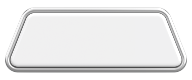 Üç boyutlu düğme. Boş tuş. 3B illüstrasyon.