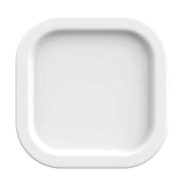 Üç boyutlu düğme. Boş tuş. 3B illüstrasyon.