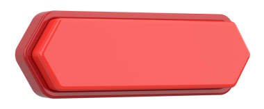 Üç boyutlu düğme. Boş tuş. 3B illüstrasyon.