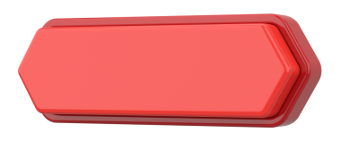 Üç boyutlu düğme. Boş tuş. 3B illüstrasyon.