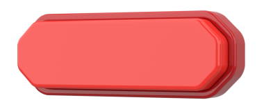 Üç boyutlu düğme. Boş tuş. 3B illüstrasyon.