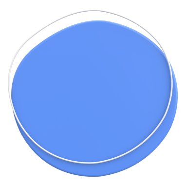 Üç boyutlu Blob. Soyut Metin Kutusu. 3B illüstrasyon.