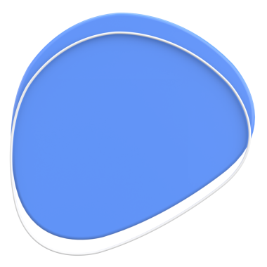 Üç boyutlu Blob. Soyut Metin Kutusu. 3B illüstrasyon.