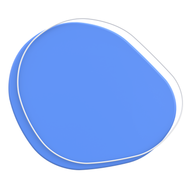 Üç boyutlu Blob. Soyut Metin Kutusu. 3B illüstrasyon.