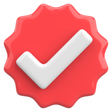 3 boyutlu onay kutusu. İşaretle. 3B illüstrasyon.