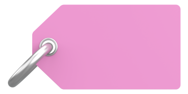 Fiyat etiketi Mesaj kutusu. 3B illüstrasyon.